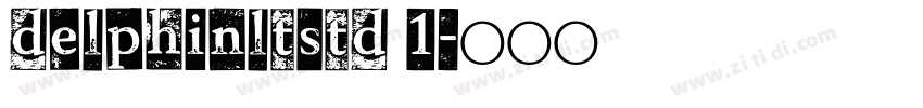 delphinltstd 1字体转换